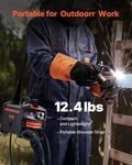 VEVOR MIG Welder 130Amp Gasless Flux Core IGBT Inverter Welding Machine