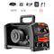 MIG Welder, 130A Synergic Mig Welding Machine, 2-in-1 Gas MIG/Gasless Flux Core MIG Multi-Process Welder Machine, Portable Mig Welder with IGBT Inverter Technology & Digital Display Screen
