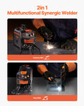 130A MIG Welder Synergic IGBT Inverter Gas Gasless Flux Core