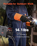 130Amp MIG Welder 3-in-1 Flux Core MIG/Stick/TIG IGBT Inverter