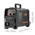 130Amp MIG Welder 3-in-1 Flux Core MIG/Stick/TIG IGBT Inverter