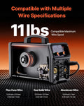 Pro MIG Welder 200Amp Pulse 5-in-1 Synergic IGBT Inverter LCD