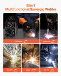 Devanti 250Amp MIG Welder 5-in-1 Synergic IGBT Inverter LCD