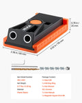 Pocket Hole Jig Kit 12.7-38.1mm Adjustable Woodworking with Drill Bit