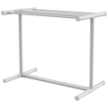 VEVOR 5 Bar Pool Towel Rack White Freestanding PVC Poolside Storage Organiser