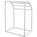 Pool Towel Rack 5 Bar Freestanding PVC Curved Poolside Storage Organiser