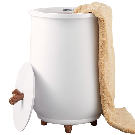 Towel Warmer Bucket, 20L Large Towel Warmer for Bathroom, Auto Shut Off Towel Heater with 4-Level Timer Fits up to Two 40"x70" Oversized Towels, Bathrobes, Blankets, ETL & FCC Certified