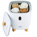 Towel Warmer 25L LED Screen Timer White Bottom Heating Columns