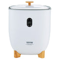 Towel Warmer 25L LED Screen Timer White Bottom Heating Columns