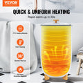 35L Towel Warmer Bucket LED Screen Timer Drying White