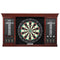 Dartboard Cabinet Set Steel Tip Darts Ready to Play Complete Bundle