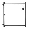 Gate Building Kit Adjustable 152-244cm Wide Wooden Fence Anti Sag