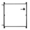 Gate Building Kit Adjustable 152-244cm Wide Wooden Fence Anti Sag