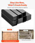 Gate Building Kit Adjustable 152-244cm Wide Wooden Fence Anti Sag