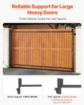 Gate Building Kit Adjustable 152-244cm Wide Wooden Fence Anti Sag