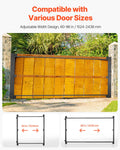 Gate Building Kit Adjustable 152-244cm Wide Wooden Fence Anti Sag