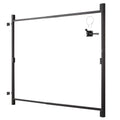 Gate Building Kit Adjustable 152-244cm Wide Wooden Fence Anti Sag