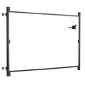 Gate Building Kit Adjustable 152-244cm Wide Wooden Fence Anti Sag