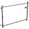 Gate Building Kit Adjustable 152-244cm Wide Wooden Fence Anti Sag