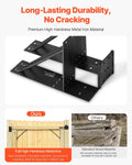 Gate Corner Brace Bracket Anti Sag Hardware Kit Iron Black