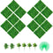Artificial Boxwood Panels 14 PCS 50.8cm Hedge Wall Privacy Screen