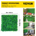 Artificial Boxwood Panels 20pcs 20x20