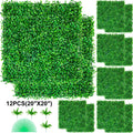 Artificial Boxwood Panel 12pcs 20x20