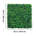 Artificial Boxwood Panel 12pcs 20x20