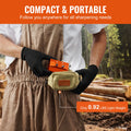 Chainsaw Sharpener Hand Crank Chainsaw Chain Sharpener for 4-22