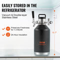 Artiss 4L Beer Growler Tap System 304 Stainless Steel CO2 Regulator