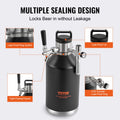 Artiss 4L Beer Growler Tap System 304 Stainless Steel CO2 Regulator