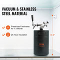 Artiss 5L Beer Growler Tap System 304 Stainless Steel CO2 Regulator
