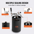 Artiss 5L Beer Growler Tap System 304 Stainless Steel CO2 Regulator