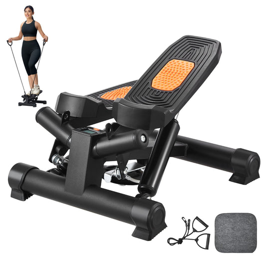 Stair Stepper Mini Twist Stepper with Resistance Bands