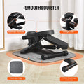 Stair Stepper Mini Hydraulic Fitness Climber 330LBS LCD Monitor