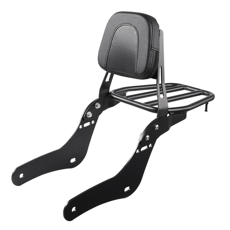 Motorcycle Sissy Bar Backrest Luggage Rack Honda Rebel 2017-22
