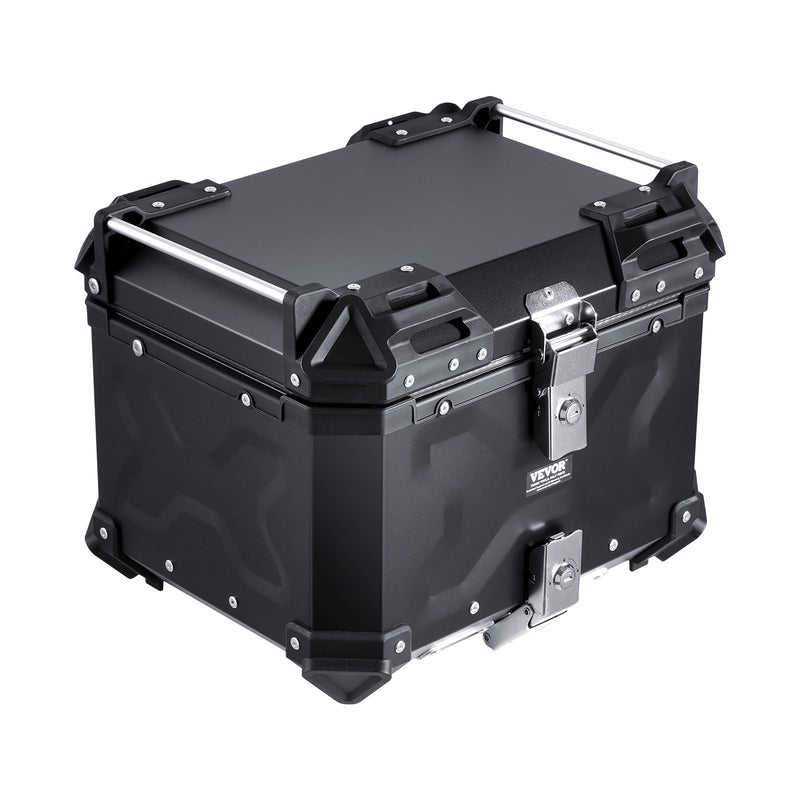 Motorcycle Top Case 45L Aluminium Alloy Waterproof Tail Box Lock