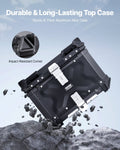 Motorcycle Top Case 45L Aluminium Alloy Waterproof Tail Box Lock