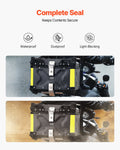 Motorcycle Top Case 45L Aluminium Alloy Waterproof Tail Box Lock