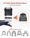 Motorcycle Top Case 45L Aluminium Alloy Waterproof Tail Box Lock