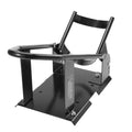 Motorcycle Wheel Chock, 816.5 kg Capacity Wheel Cradle Holder, Heavy-duty Steel Motorcycle Front Wheel Stand with 3 Adjustable Holes, For 381-533.4 mm Off-Road Motorcycles, Standard Motorcycles