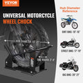 Motorcycle Wheel Chock 816.5kg Heavy Duty Steel Front Wheel Stand