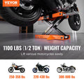 Motorcycle Scissor Lift Jack 1100lb Saddle ATV Dirt Bike