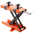 Motorcycle Scissor Lift Jack 1100lb Saddle ATV Dirt Bike