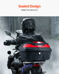 48L Motorcycle Top Case Tail Box Reflective Panel Universal