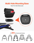 48L Motorcycle Top Case Tail Box Reflective Panel Universal