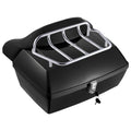 Motorcycle Top Case 48L Waterproof PP Detachable Tail Box