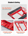 Hydraulic Motorcycle Lift Jack 680kg ATV Hoist 115-385mm 4 Wheels