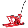 Hydraulic Motorcycle Lift Jack 680kg ATV Hoist 115-385mm 4 Wheels