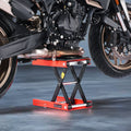 Motorcycle Lift 1200lbs Scissor Jack 4.1-15in Height Range Steel